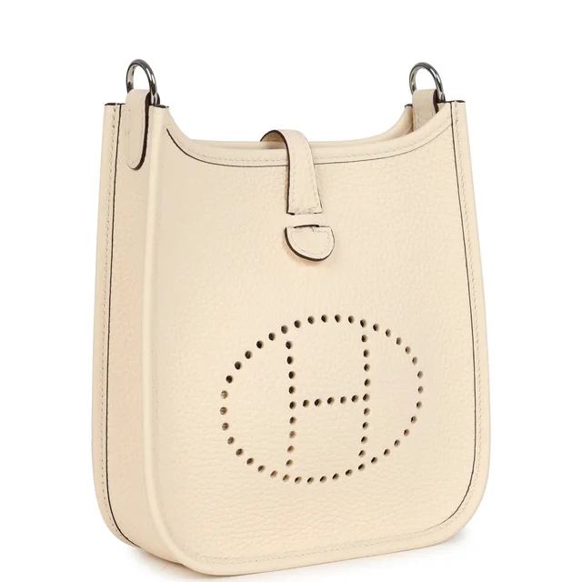 Hermès Evelyne TPM Nata Clemence Palladium Hardware in Clemence leather from Madison Avenue Couture, photo 2 of 2