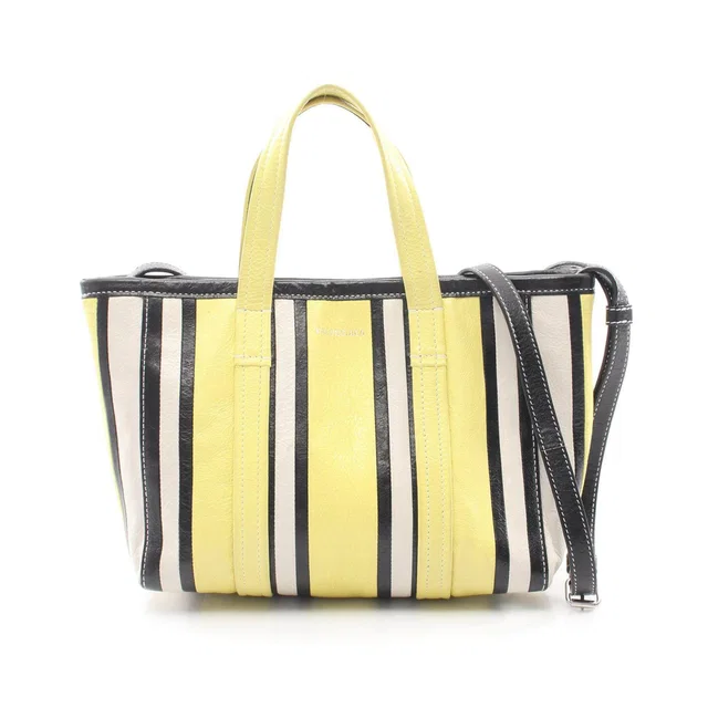 Balenciaga Barbes Leather 2way Handbag in Leather from LuxUness