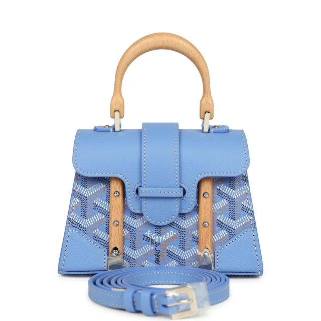 Goyard Goyardine Canvas Iris Saigon Structure Nano Palladium Hardware in Canvas from Madison Avenue Couture
