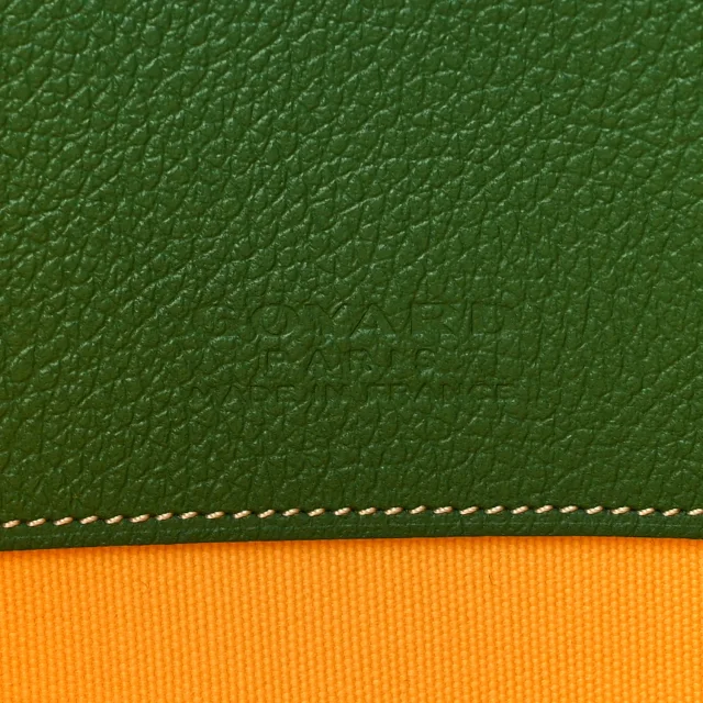 Goyard Goyardine Senat Pochette MM Green in Green Coated canvas from FASHIONPHILE, photo 6 of 8