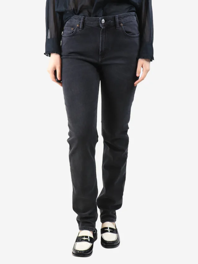 Acne Studios Grey washed jeans - size UK 14 in Grey from Sign of the Times