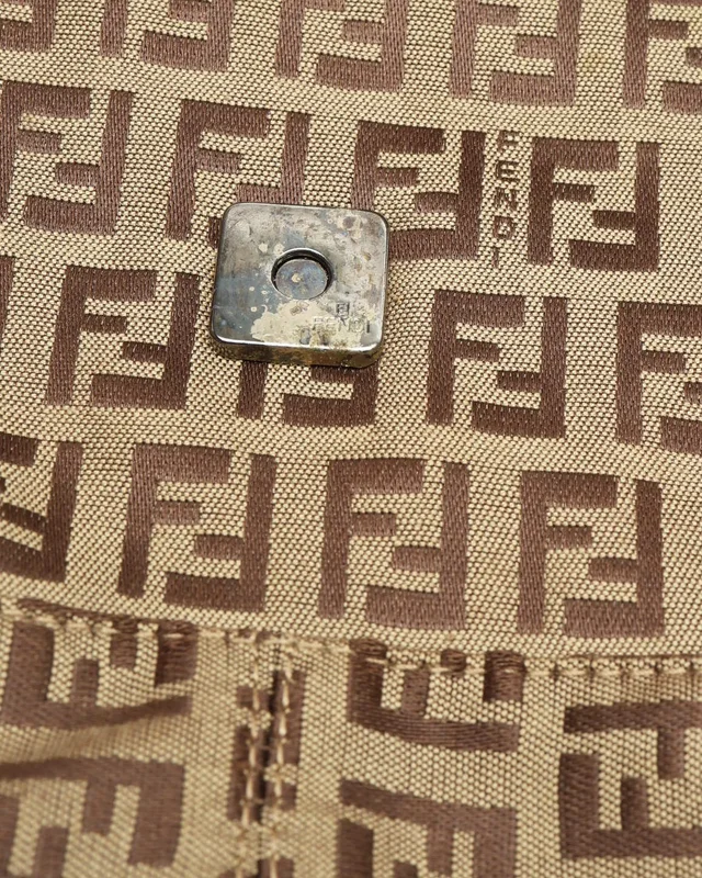 Fendi Zucchino Mamma Baguette Bag in Canvas from A Retro Tale, photo 10 of 12
