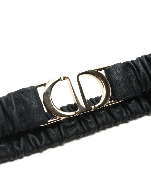 Dior CD Waist Belt in Leather from A Retro Tale, photo 3 of 3