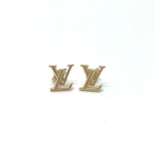 Earrings LV Iconic Metal Gold in Gold from The Reluxe