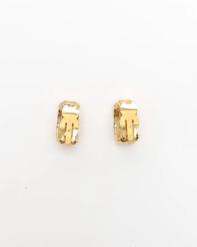 Saint Laurent Braided Clip-on Earrings from A Retro Tale, photo 2 of 3