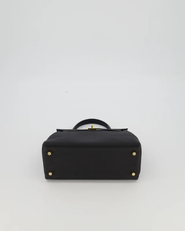 Hermès Kelly 25 Retourne Bag in Black Togo leather from Sellier, photo 19 of 22