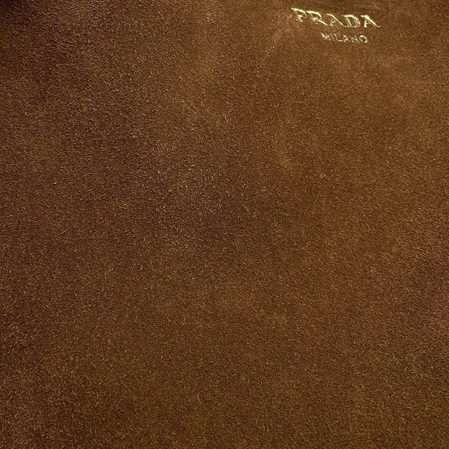 Prada Buckle Suede Medium Bag Cocoa Brown1BA434_2C4S_F0324_V_OBO suede Size Medium in Suede from GALLERY RARE, photo 7 of 12