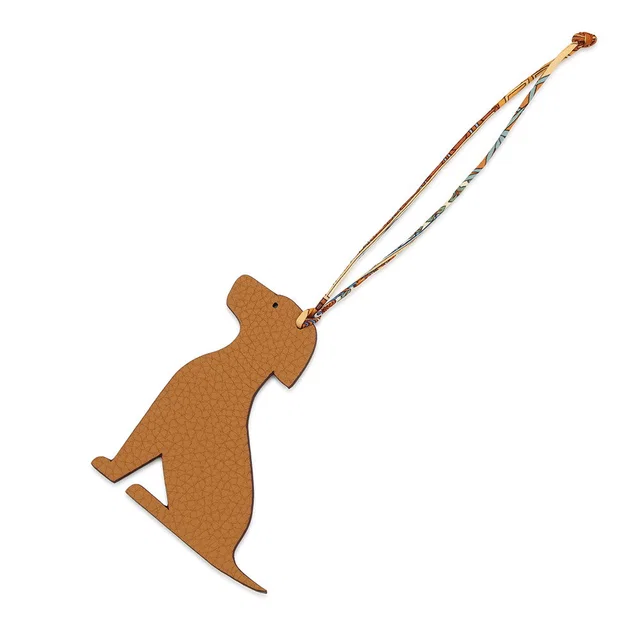 Hermès Petit H Labrador Toffee/Canopee Togo Leather Chevre Myzore Goatskin in Togo leather from GALLERY RARE