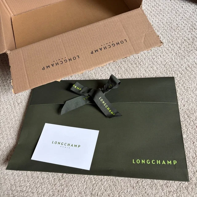 Longchamp Le Pliage Original Tote Bag Medium Gift Packaging Green in green|white from Poshmark