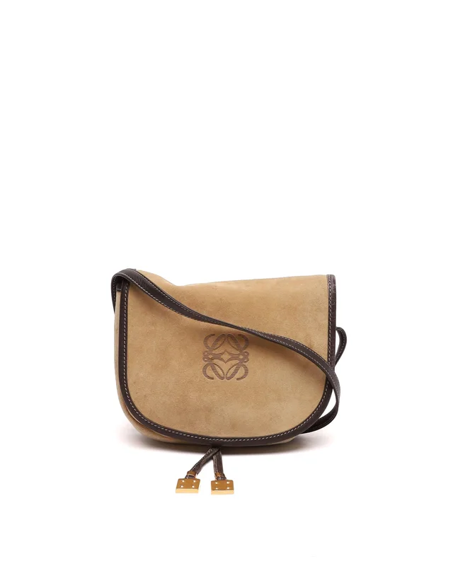 Loewe Anagram Suede Crossbody Bag in Suede from A Retro Tale