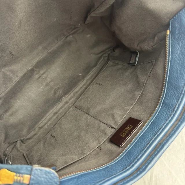 Fendi Small Zucca Shopping Tote Bag in Calfskin leather, Metal, zucca canvas from Reowned, photo 11 of 11