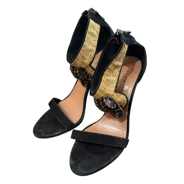 Alaïa Suede Sandals in Suede from LuxUness