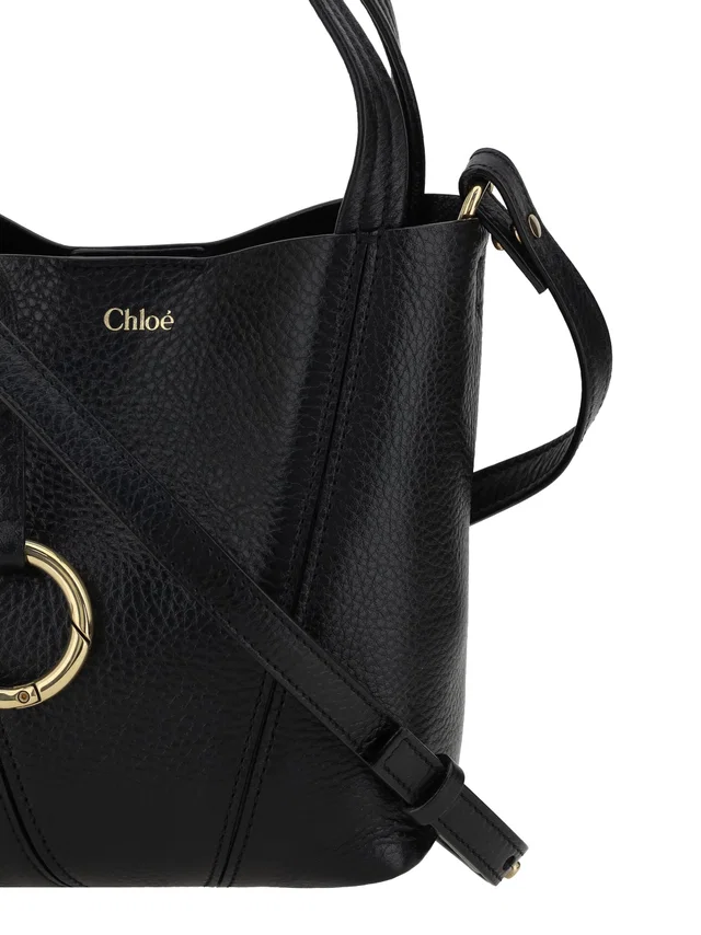 Chloé Shoulder Bag — Black Calf Leather in Black Calfskin from HEWI