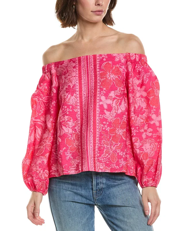 Lilly Pulitzer Elizabethan Off The Shoulder Top, image 1 of 1 from Gilt