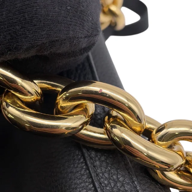 Bottega Veneta Mount Envelope Shoulder Bag Black Leather in Black Leather from GALLERY RARE, photo 15 of 18