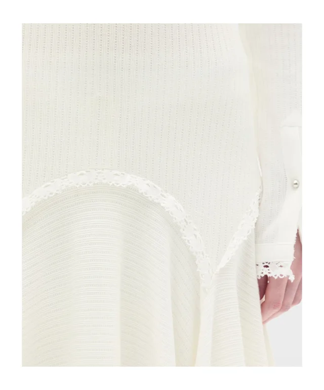 Ann Demeulemeester Tessie Serafino ruffled asymmetric dress, photo 6 of 6 from SENSER