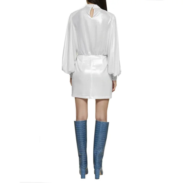 Blanca Vita Abelia Laminated Mini Dress, photo 3 of 3 from Balardi