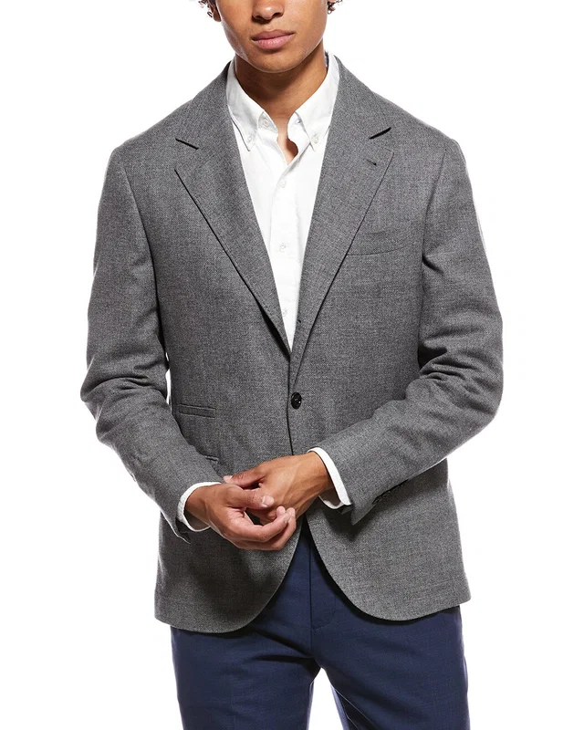 Brunello Cucinelli Cashmere & Silk-Blend Blazer, image 1 of 1 from Gilt