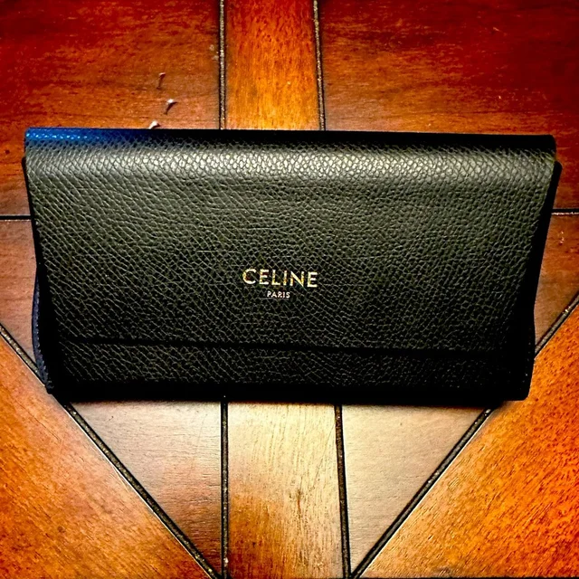 Celine Sunglass Case in black|gold from Poshmark, photo 1 of 1