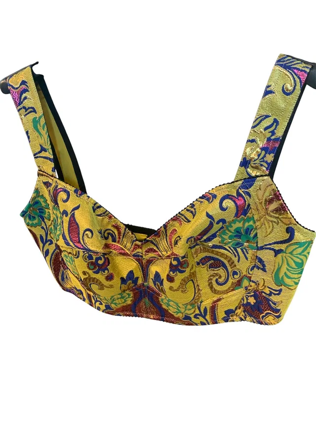 Dolce & Gabbana Top Multicolour Flora Golden Print from Luxury Promise