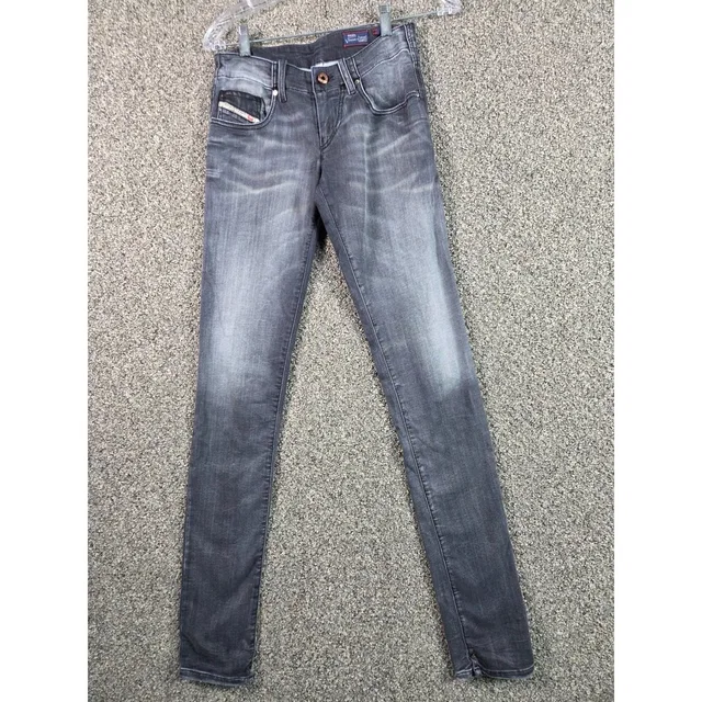 Diesel Grupee Joggjeans Women 25 Black Skinny Denim Sweatpants Hybrid Slim Fit in black Denim from Poshmark