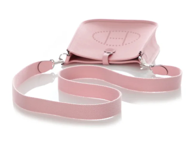 Hermès Rose Sakura Clémence Evelyne TPM in Pink Clemence leather from Ann's Fabulous Finds, photo 7 of 10