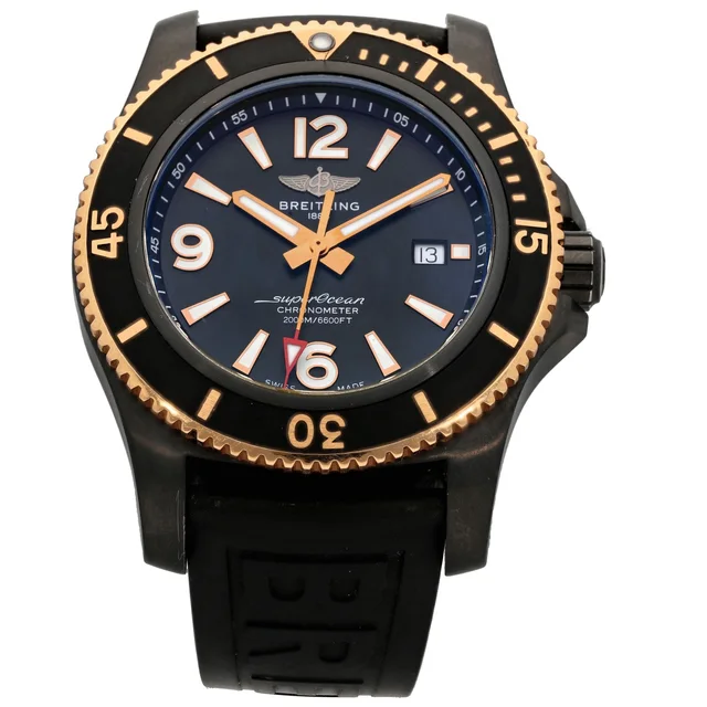 Breitling Superocean U17368 44mm PVD Stainless Steel Watch from H&T