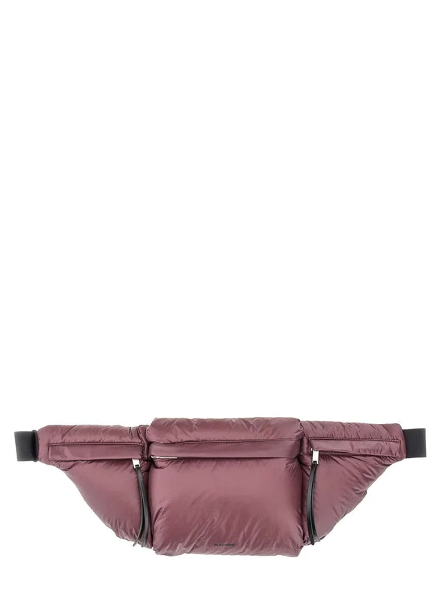 Jil Sander Quilted Padded Polyamide Belt Bag — Pink in Pink from HEWI