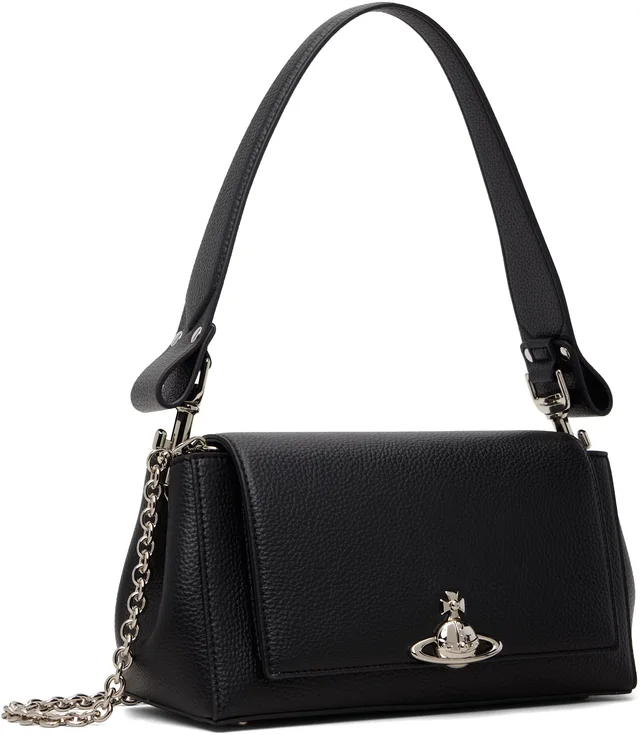 Vivienne Westwood Black Medium Hazel Bag, photo 2 of 4 from SSENSE