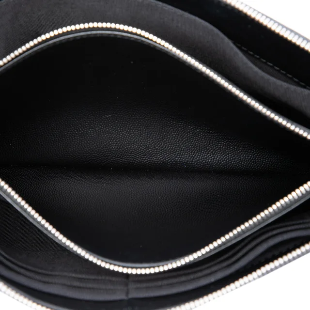 Black Chanel CC Chevron Caviar Zip Clutch in Black Caviar leather from Designer Revival, photo 2 of 2