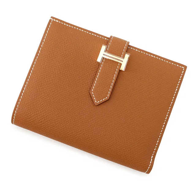 Hermès BEAN Compact Gold Epsom in Gold Epsom leather from GALLERY RARE