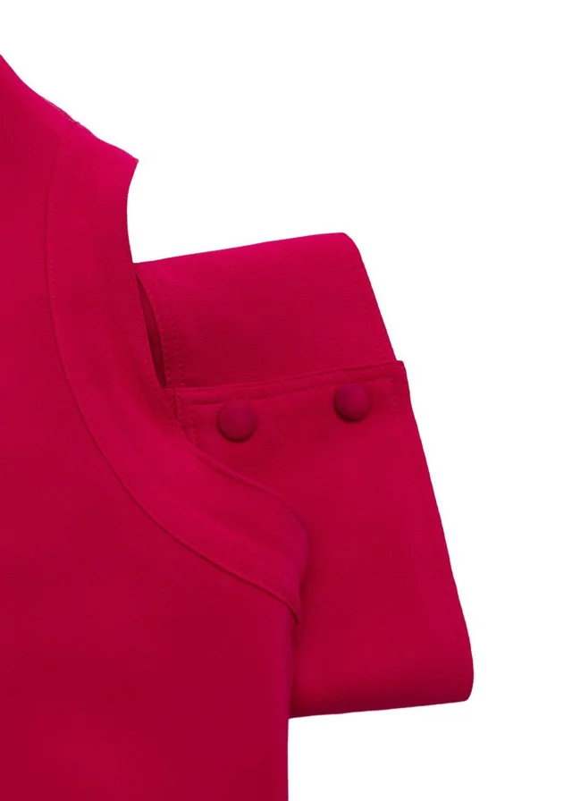 Stella McCartney Pink Belted Silk Midi Dress in Pink Silk from HEWI, photo 2 of 2