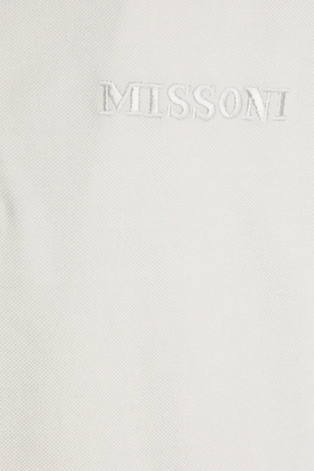 Missoni Cotton-Piqué Polo Shirt with Crochet-Style Collar, photo 4 of 4 from THE OUTNET