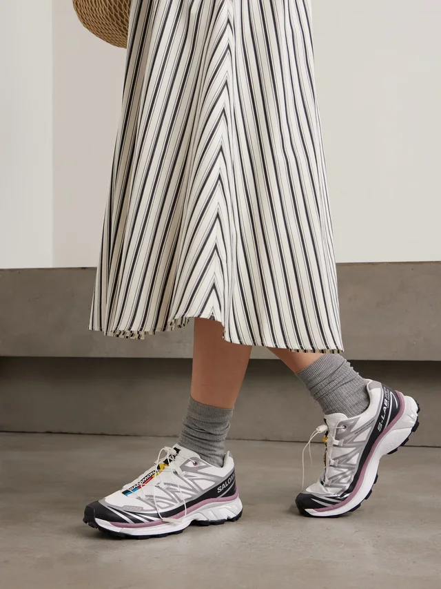 SALOMON XT-6 rubber-trimmed mesh sneakers in White, photo 2 of 2 from NET-A-PORTER (Canada)