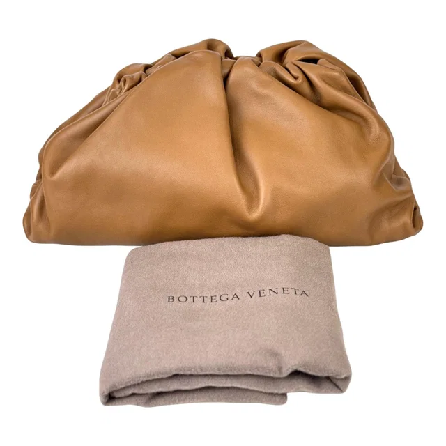Bottega Veneta The Pouch Bag in Brown in Brown from Luxury Promise