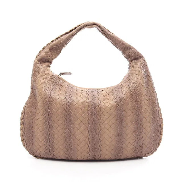 Bottega Veneta Intrecciato Leather Shoulder Bag in Woven leather from LuxUness