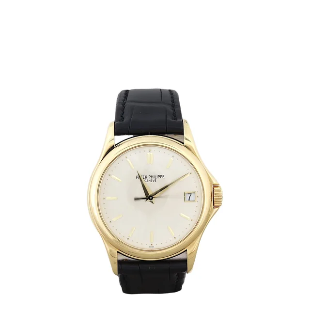 Patek Philippe Calatrava 37mm Watch in Crocodile from Luxe.It.Fwd