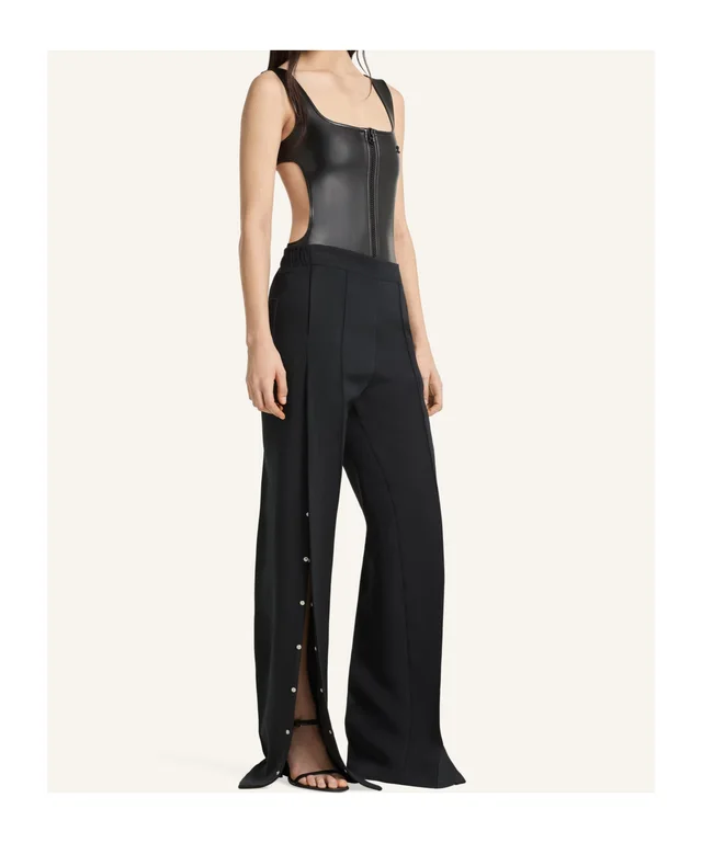 Courreges LEATHER EFFECT CUT-OUT BODYSUIT, photo 3 of 4 from SENSER