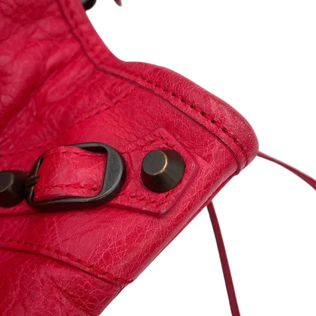 Balenciaga Classic Mini City Red300295D94JT5765 Leather in Leather from GALLERY RARE, photo 13 of 19