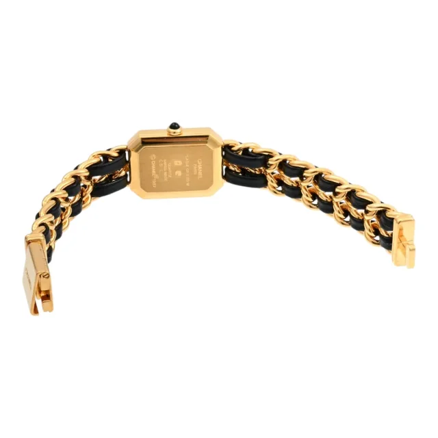 Chanel Première S H0001 Quartz Black/Gold in Black from VINTAGE QOO TOKYO, photo 6 of 9