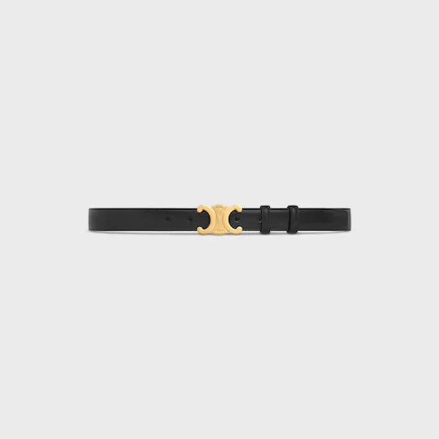 Celine E26 Belt — Black Leather in Black Leather from HEWI