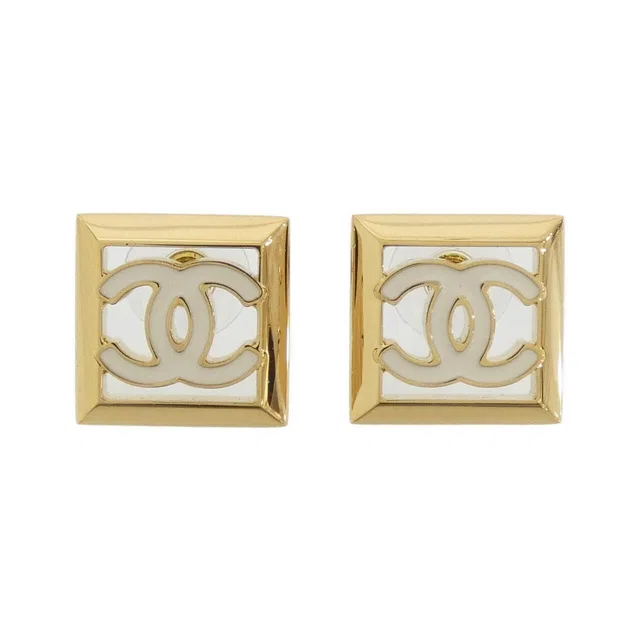 Chanel Earrings Gold in Gold from The Reluxe