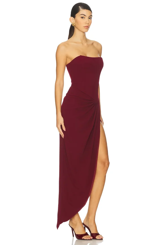 superdown Victoria Corset Maxi Dress in Oxblood, photo 2 of 3 from REVOLVE (Canada)