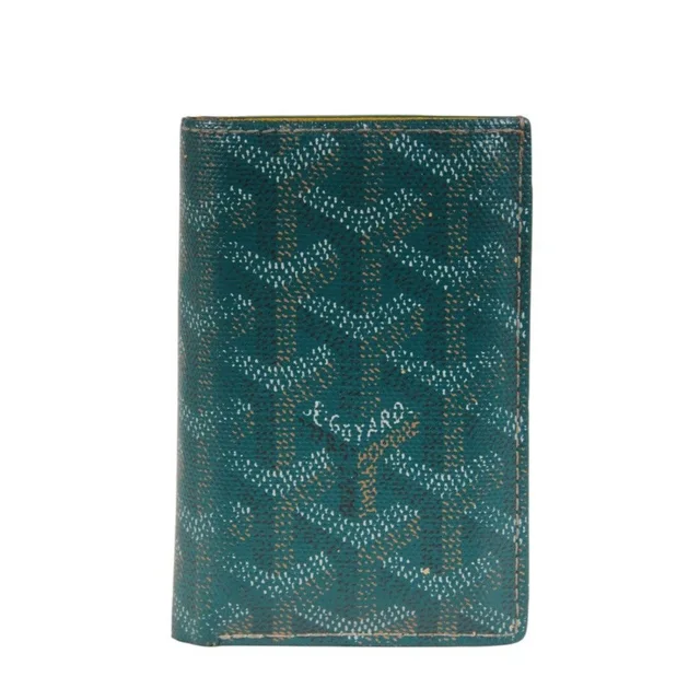 Goyard Saint Pierre Card Wallet Green Multi Pocket Money Holder in green from Grailed