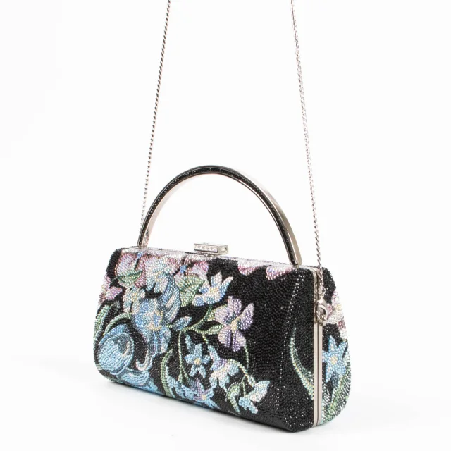 Judith Leiber Crystal Patchwork Handbag in Black from Labellov, photo 3 of 8