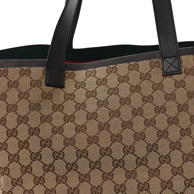 Gucci Monogram Medium Totissima Shopping Tote Beige Ebony in Beige Coated canvas from FASHIONPHILE, photo 7 of 9