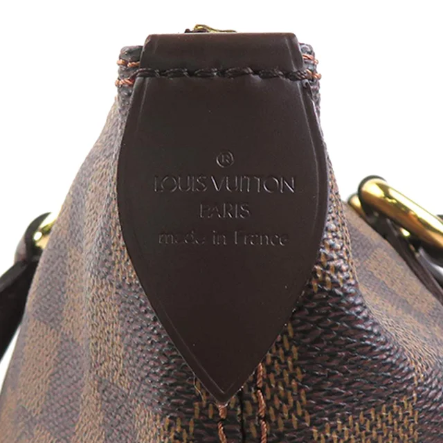 Brown Louis Vuitton Damier Ebene Saleya GM Tote Bag in Brown Canvas from Designer Revival, photo 2 of 2