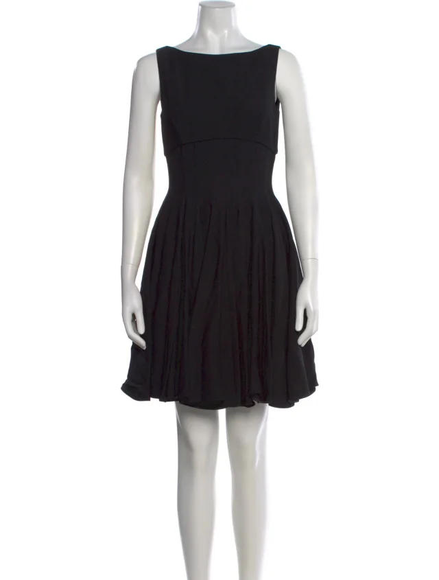Miu Miu Vintage Mini Dress in black from The RealReal