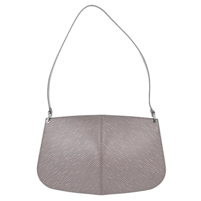 Louis Vuitton Purple Epi Pochette Demi-lune Handbag M5262B in Purple Leather from AMORE Vintage Tokyo
