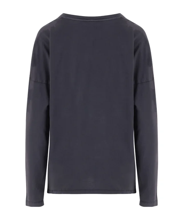 Pinko safety-pin logo-print cotton T-shirt, photo 2 of 3 from SENSER